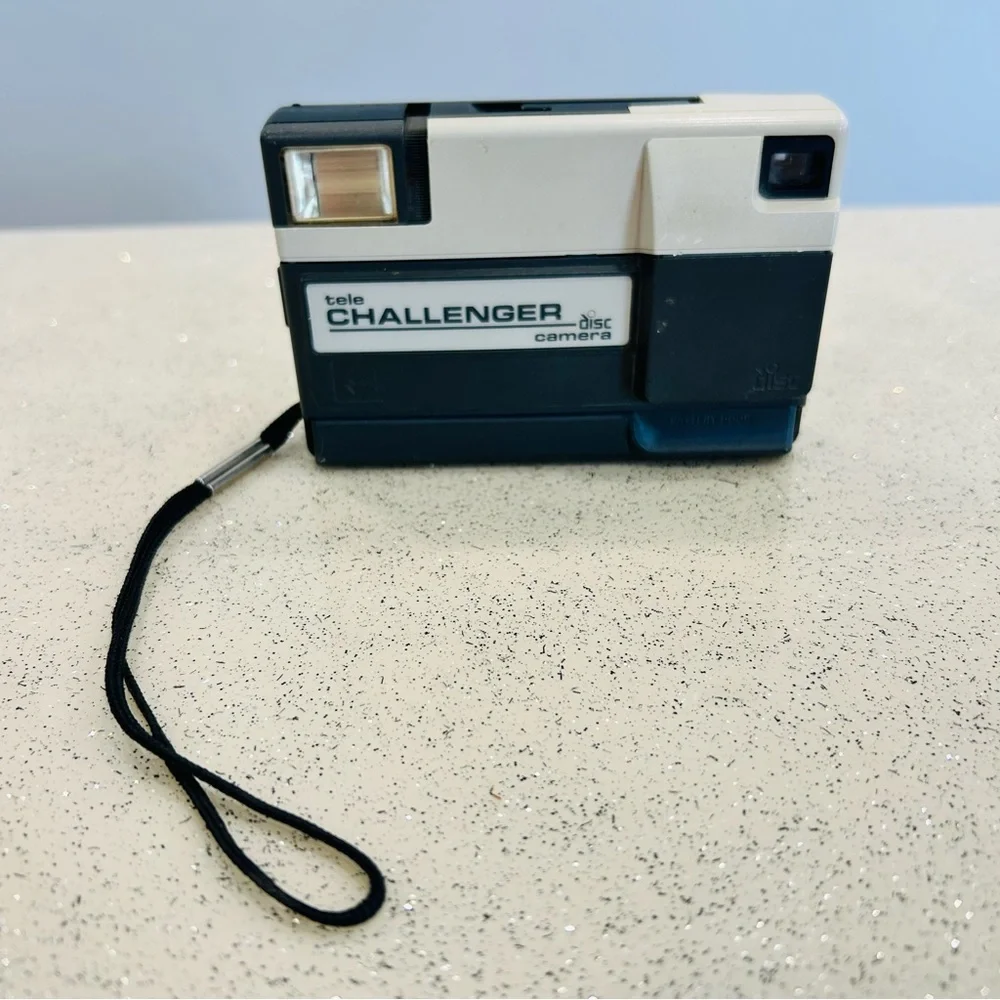 Kodak Tele-Challenger Disc Vintage Point &‎ Shoot Camera~Tested~Works~No Film